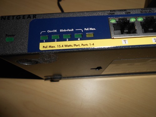 Netgear ProSafe GS108P 8-portowy gigabitowy przełącznik Ethernet PoE - Zdjęcie 9 z 10