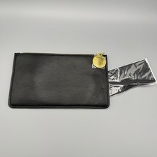 Stella McCartney Gold Zipper Logo Clutch Case New With Eye Glass Cloth