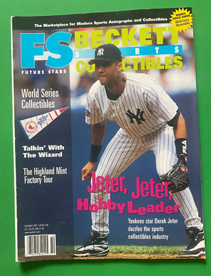 DEREK JETER BECKETT FUTURE STARS SPORTS COLLECTIBLES MAGAZINE OCTOBER ...