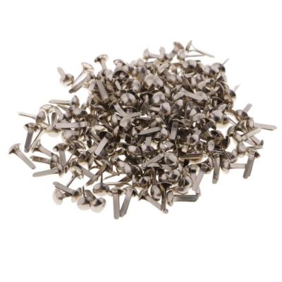 100x Metall Rundkopf Brads Paper Craft Scrapbook Verschlüsse für die