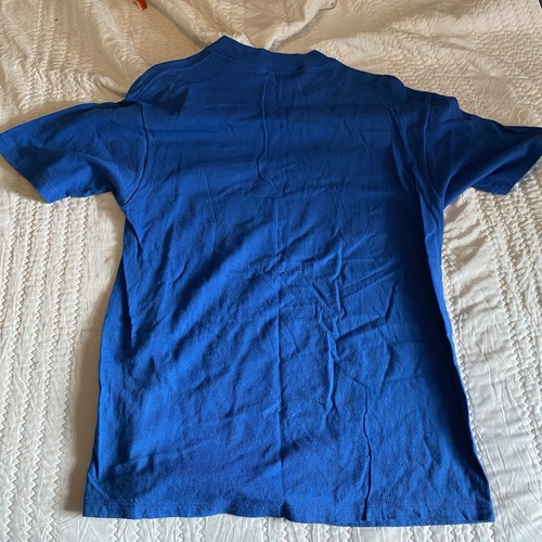 Vintage Hawaii Warriors 90s Kamehameha Bright Blue Shirt M - Picture 4 of 5