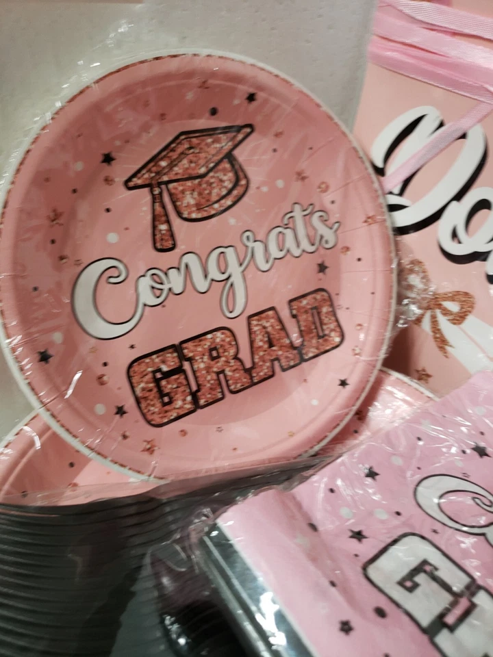 Pack Fiesta Graduación Oro Rosa Nuevo Foto 2 de 4