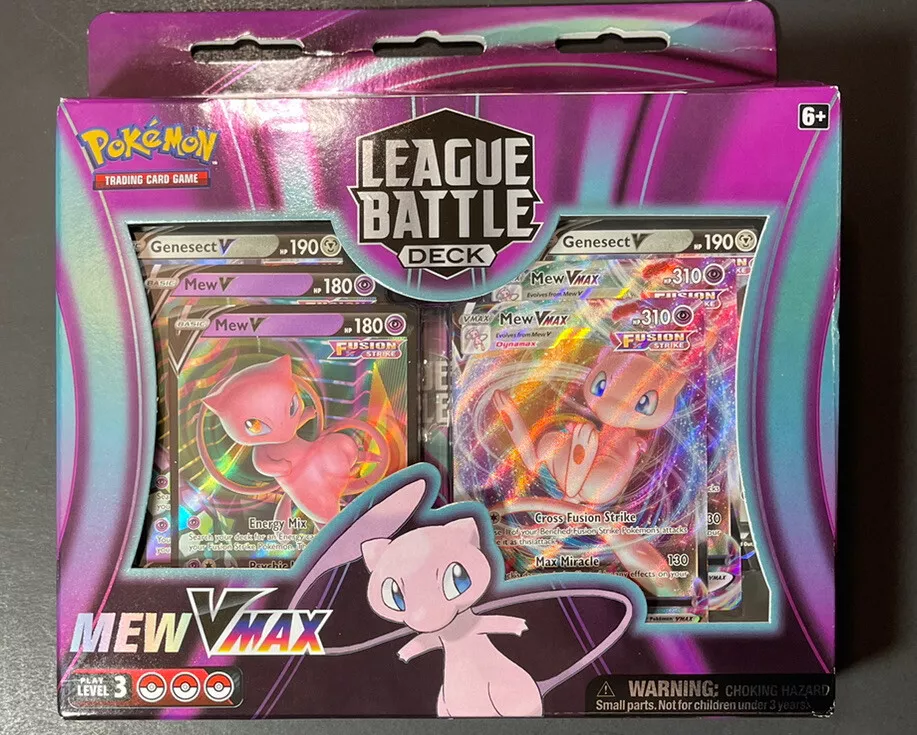 Pokemon Mew VMAX League Battle Deck 6-Deck Case