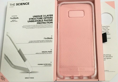 Tech21 Case for Samsung Galaxy S8+ Evo Check Flexshock Protection - ROSE Tint - Picture 3 of 6