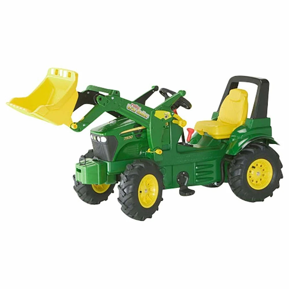 Rolly Toys 710126 Trettraktor John Deere 7930 Frontlader 2-Gangschaltung