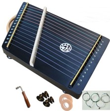 Chinese Wood Zither 14 String Guzheng Practice Finger Musical Instruments