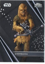 Star Wars Chrome Black 2023 Topps Base Card AS-9 Chewbacca SHORT PRINT SP