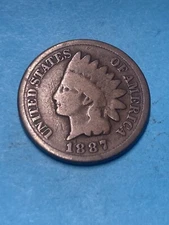 1887 Indian Head Cent - As Shown! (#0264)