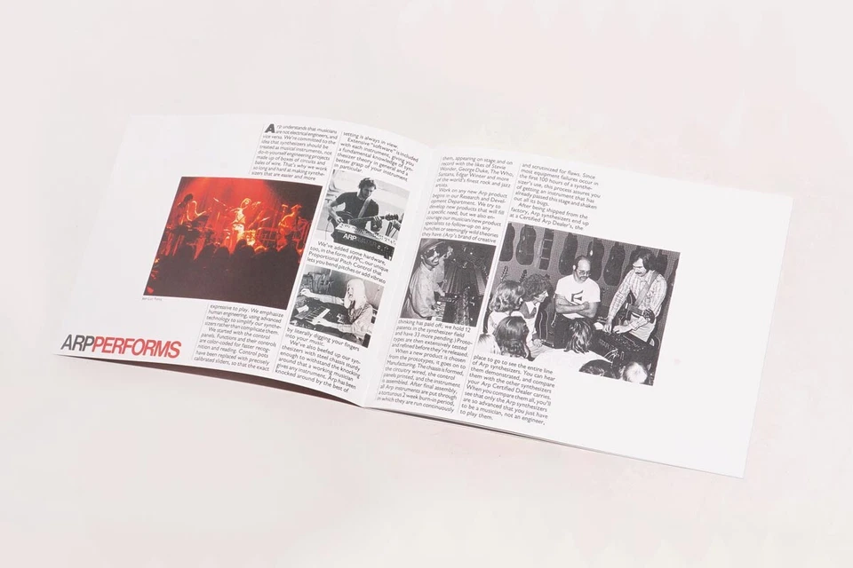 Arp Avatar Axxe Odyssey 2600 Sequencer Omni-2 Pro/DGX Pro Brochure Booklet Copy - Image 2 of 4