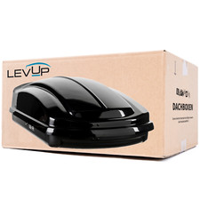 LEVUP DACHBOX SPACE 330 DACHKOFFER AUTOBOX SCHWARZ, GLÄNZEND NEU