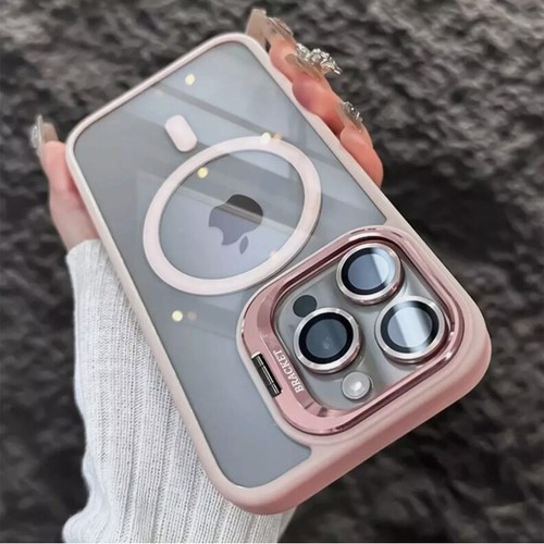 Camera Stand Mag Safe Case for iPhone 16 15 14 Plus 13 Pro Max + Lens Protector - Picture 27 of 28