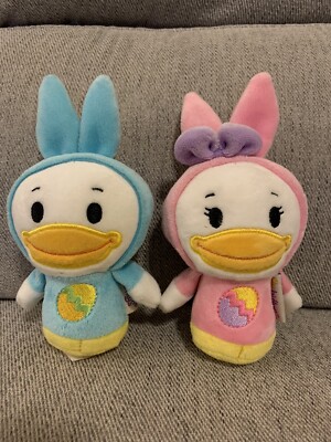 HALLMARK Itty Bittys Disney Easter Donald Daisy Duck 2015 Lot Of 2 READ