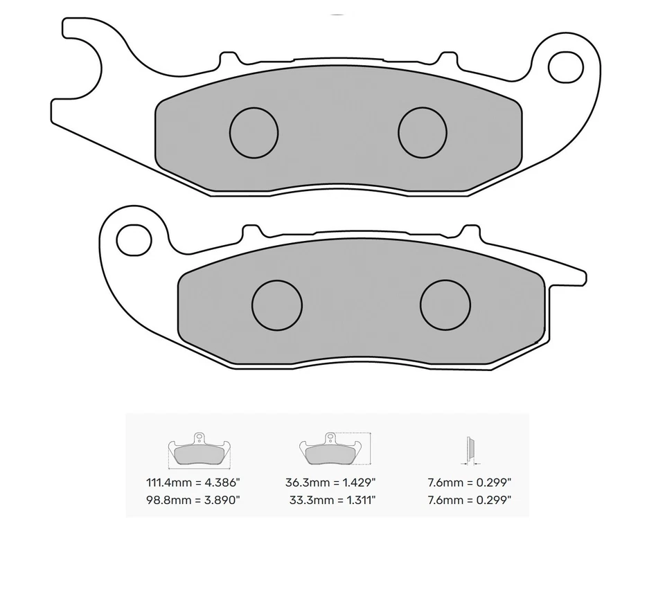 Pastiglie Freno Anteriore FANTIC TZ 170 SM 4T MOTARD 2011- 2013 FERODO FDB2242EF - Immagine 2 di 2