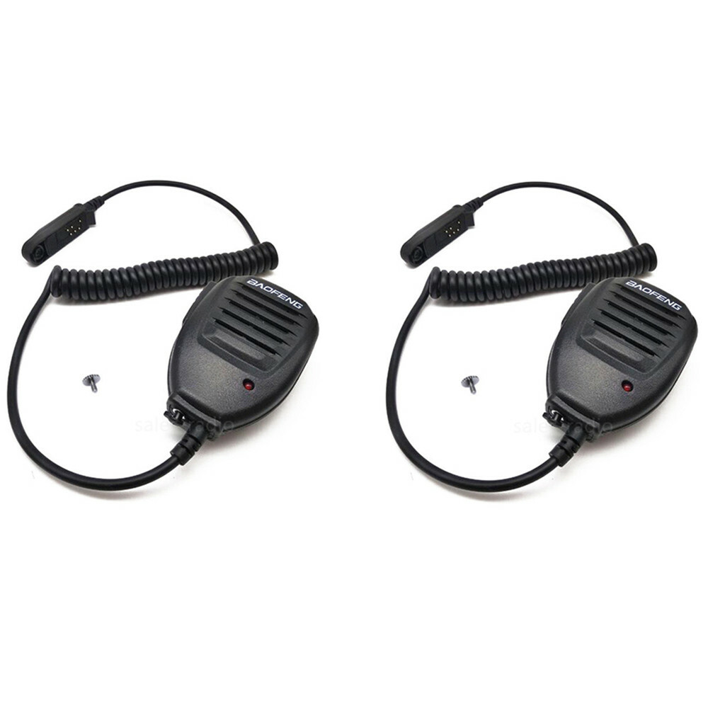 2X Baofeng Waterproof Speaker Microphone UV-9R PLUS BF-9700 Walkie Talkie Radios-image