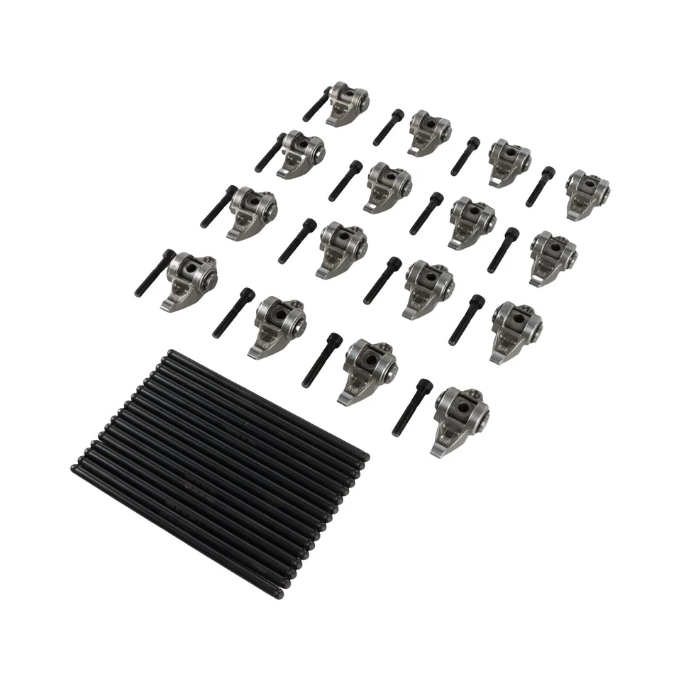 Roller Rocker Arms +Pushrods Set for Chevy GMC LS 4.8L 5.3L 5.7L 6.0L 6.2L - Imagem 4 de 4
