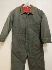VINTAGE Large*USA Made* Coveralls Quilted Insulated Outdoor Work Wear Jump Suit
