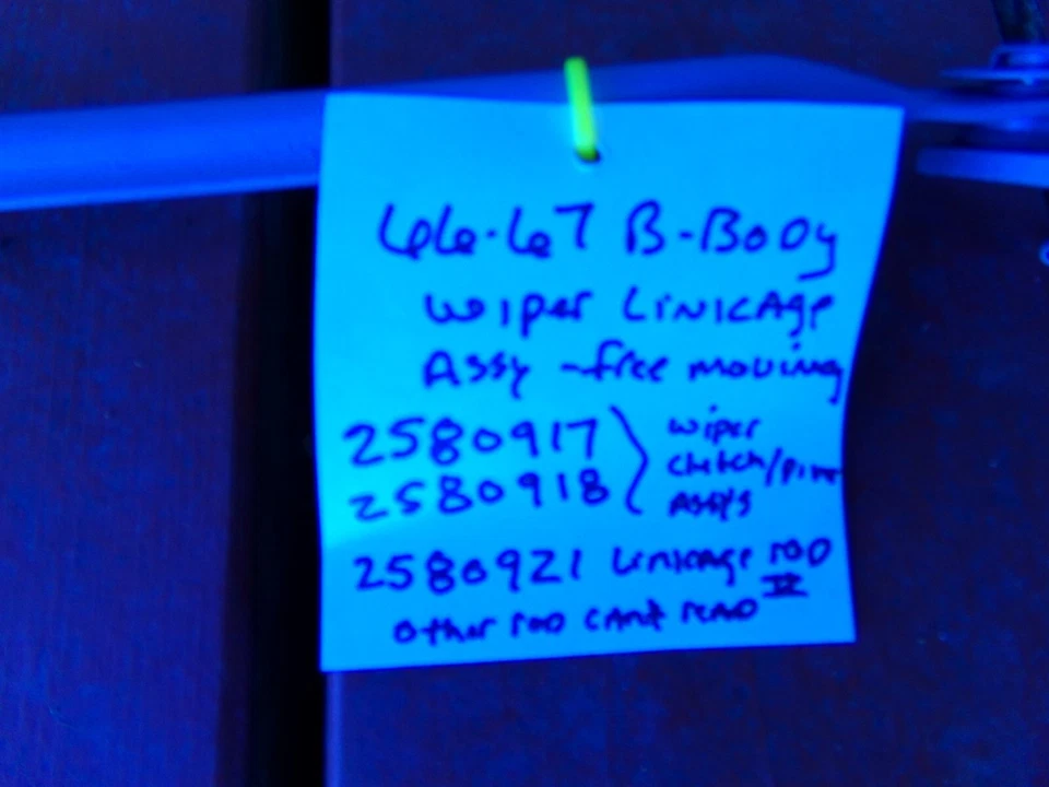 Conjunto de acoplamiento de limpiaparabrisas Plymouth Satellite GTX 1966 1967 OEM 2580917 2580918 2580921 Foto 2 de 4