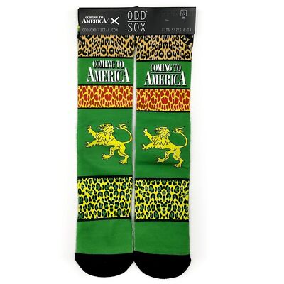 Coming to America Crew Socks Odd Sox Mens Womens 80s Movie Retro Eddie Murphy