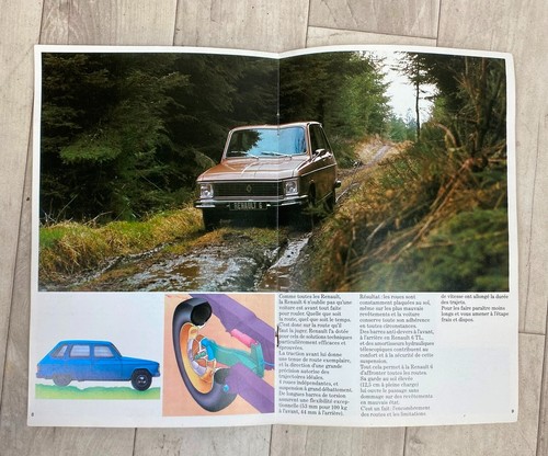 Vintage RENAULT 6 Brochure French Sales Catalogue Book Pamphlet 1970s 1980s - Picture 7 of 11