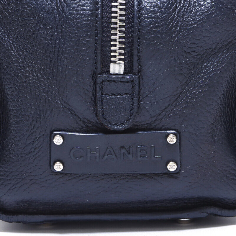 Chanel Coco Mark Bolt 10Number Mini Handbag Black - image 8