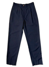 New DOLCE & GABBANA Mens Navy Wool Pant Trousers sz 32 Italy