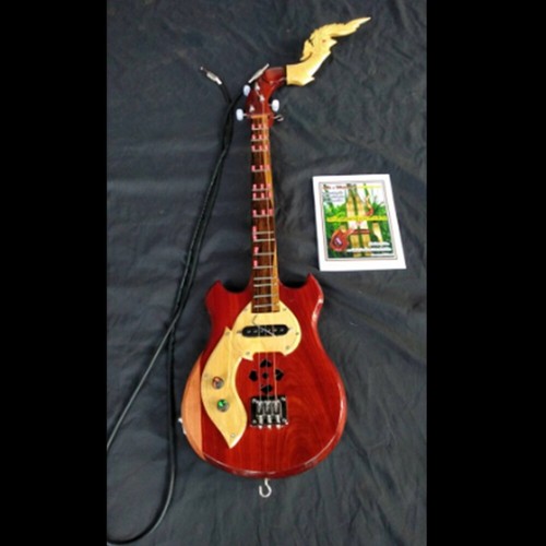 Electric Harp Left-handed Special Exquisite Phin Guitar Traditional Musical Wood - Picture 7 of 7