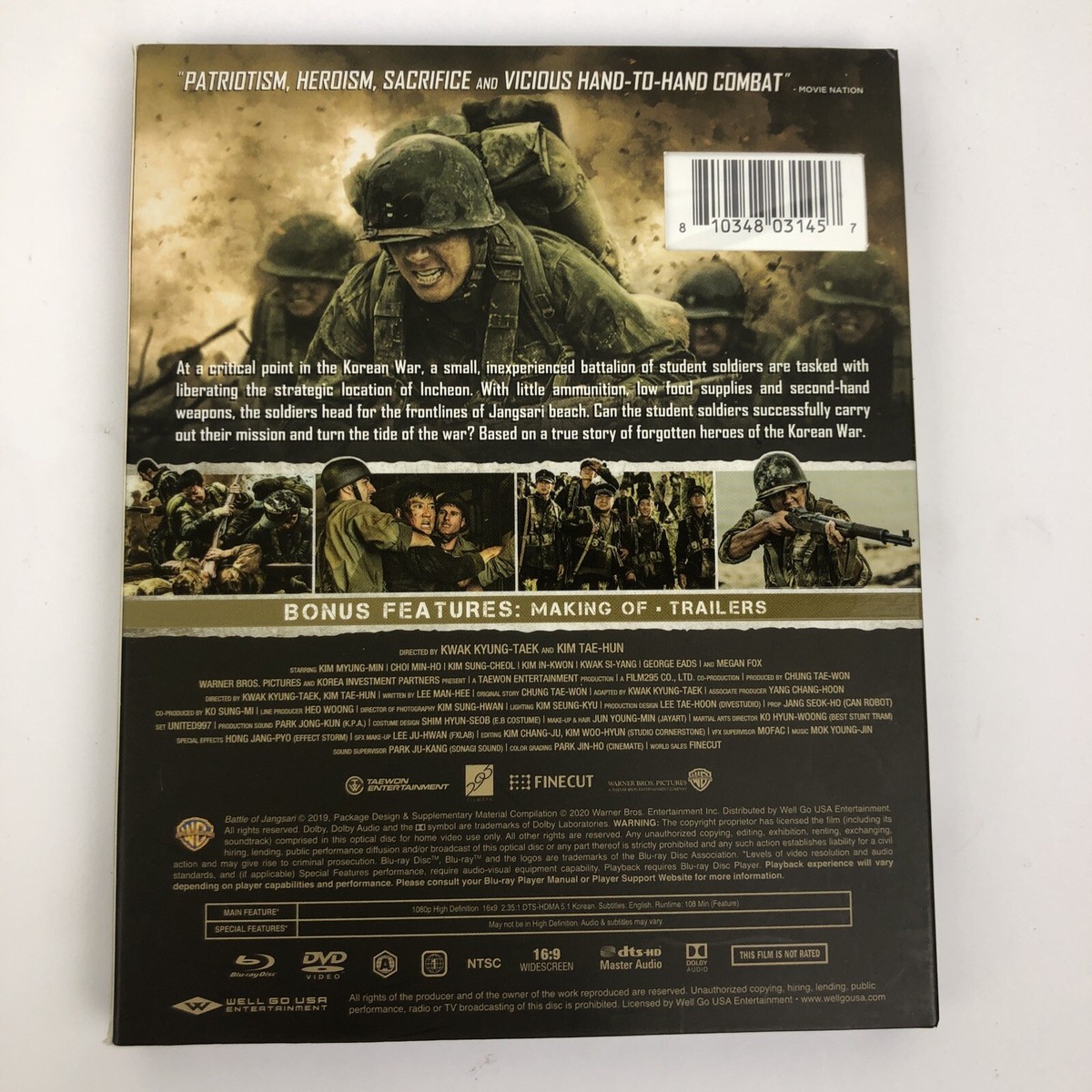 Battle Of Jangsari Blu-ray 