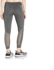 Adidas Own The Run Black Pink Womens Leggings Size M 3 Stripes Running