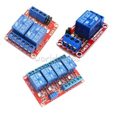 5V/9V/12V/24V 1/2/4 Channel Optocoupler Relay Support High Low Level Trigger