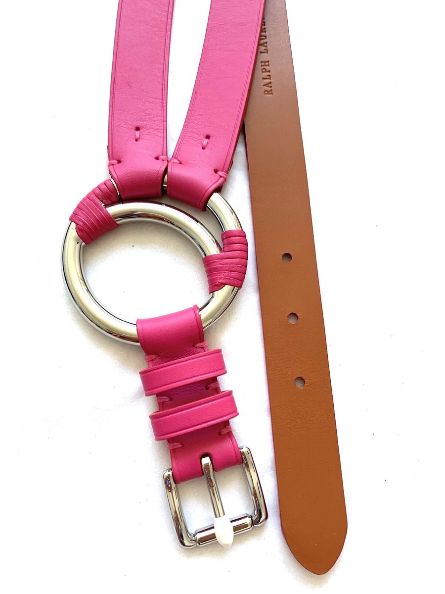 Ralph Lauren Pink Belt Size XS | eBay