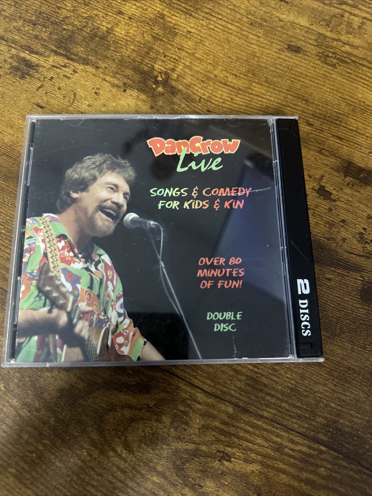 DAN CROW LIVE: SONGS & COMEDY FOR KIDS & KIN (1992) DOUBLE 2-DISC CD ...