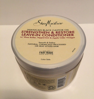 Jamaican Black Castor Oil Conditioner Leave-In Treat Shea Moisture 11oz dry, New