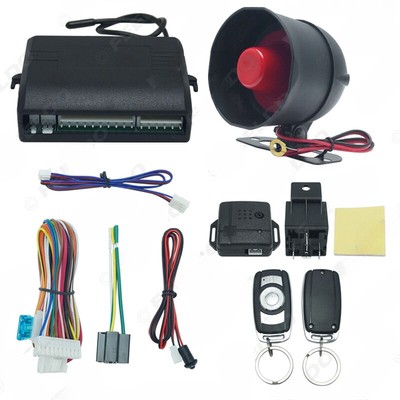 Car security alarm with one-button alarm cancellation function