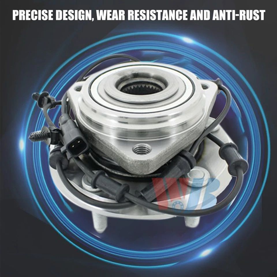 2PCS Front Wheel Bearing Hub Assembly Fit for Jeep Wrangler 2011-2017 590482 - Изображение 4 из 4