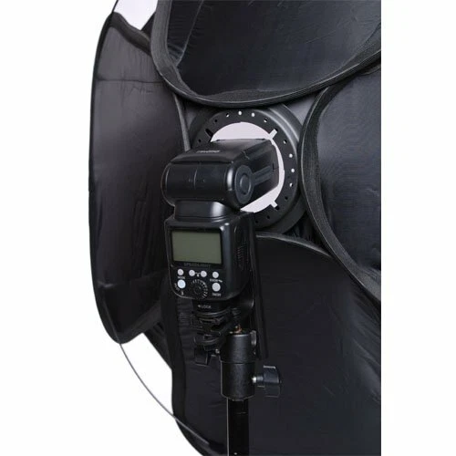 37" Octagon Umbrella Speedlite Softbox w/ Bracket for Canon Nikon Flash Light - Image 3 of 4