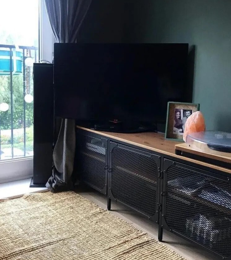 IKEA FJALLBO テレビ台 FJÄLLBO フィエルボ テレビ台, ブラック, 100x36x54 cm - IKEA