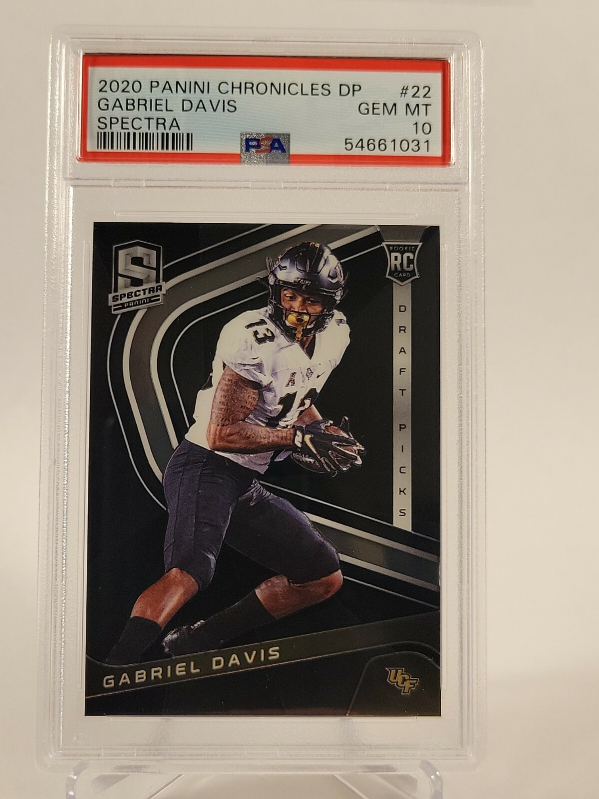 Gabriel Davis Panini Chronicles Draft Picks Spectra #22 Base