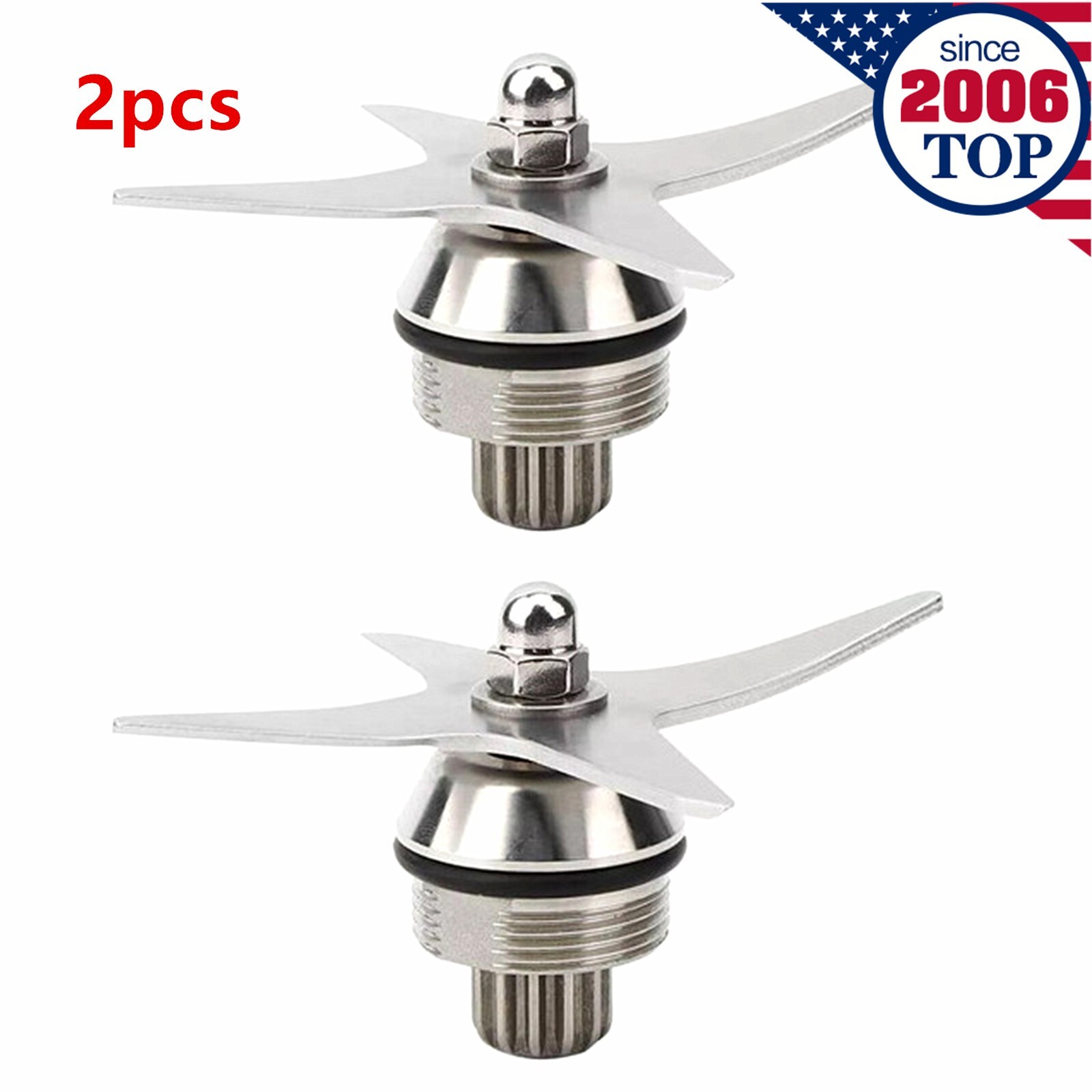 2pcs Replacement Wet Blender Blade Assembly For Vitamix 64&32oz 104675 104675B