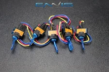 5 PCS TOGGLE SWITCH ON OFF BLUE ROCKER LED 12V 20 AMP 3 PIN IS-EC-IT1220BLU
