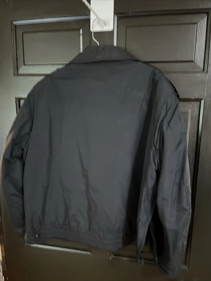 Blauer Security Guard Uniform Jacket Men’s 46R 2XL Dark Blue Removable Liner USA - Image 4 of 4