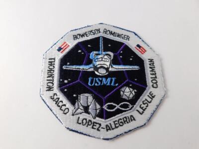USML PATCH BADGE COLLECTOR EMBLEM SPACE SHUTTLE PROGRAM MISSION