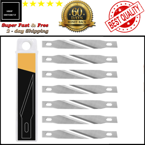 Details about   100 exacto blades 11 Carbon Steel Xacto Refill Case For Hobby Craft Art Cutting 