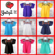 Blusa bordada, campesina, floral, blusa mexicana, hecha a mano