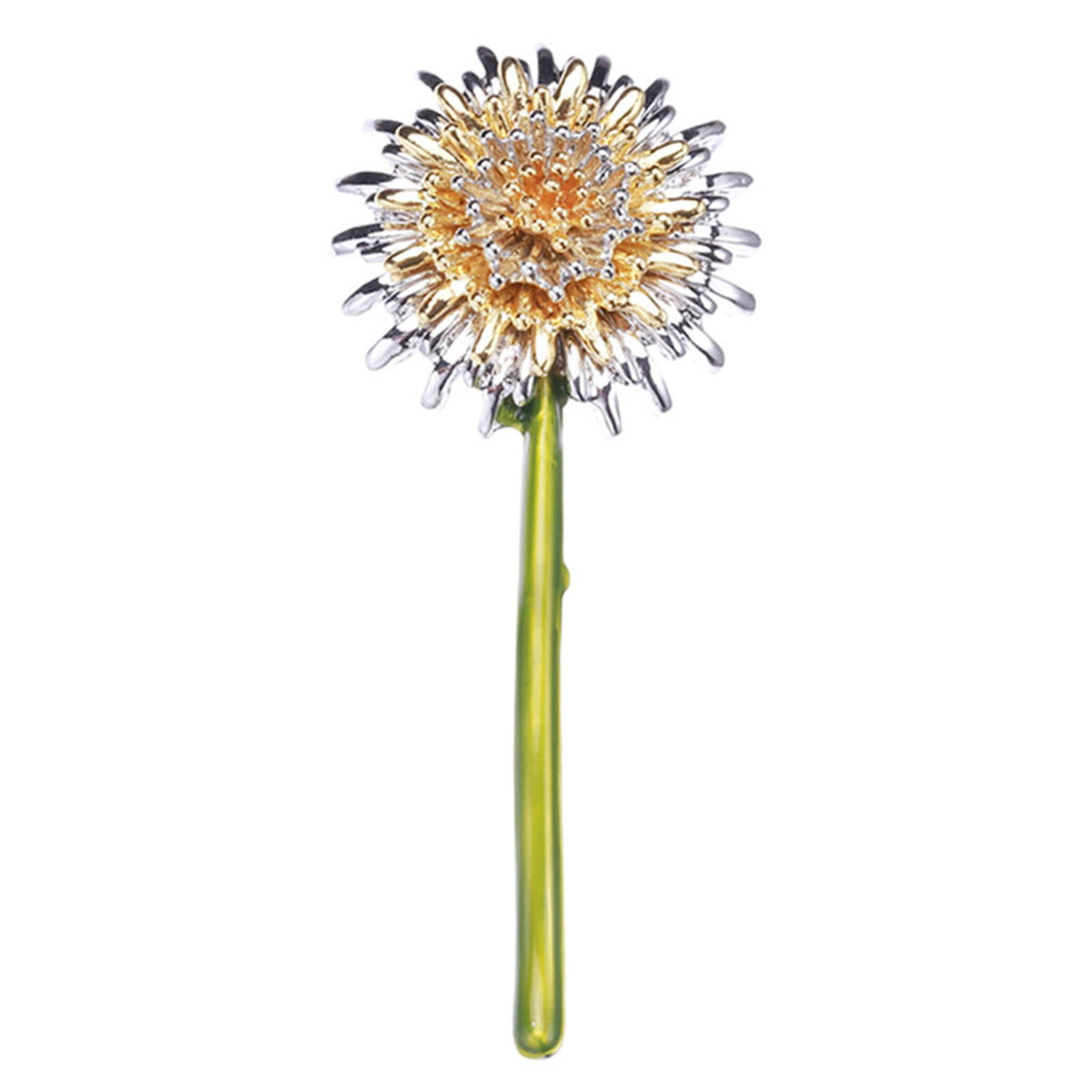 Sweater Brooch Pin Hat Shawl Stylish Dandelion Shape Unique Enamel for Coat-image