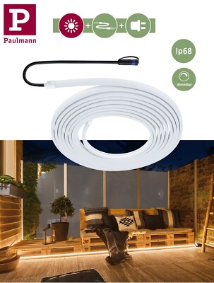 Paulmann Plug & Shine LED Stripe Smooth 10m Einzelstripe IP68 3000K 46W Dimmbar