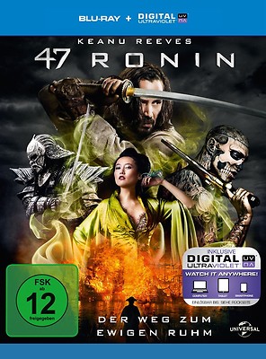 HIROYUKI SANADA,TADANOBU ASANO KEANU REEVES - 47 RONIN  BLU-RAY NEU CARL HIRSCH