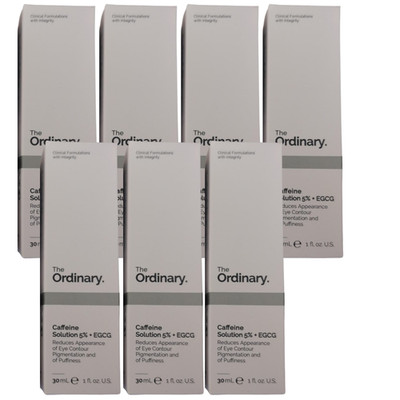 7 Pack The Ordinary Caffeine Solution 5% + EGCG 30mL Eye Serum NEW