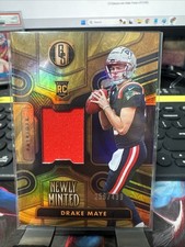 Drake Maye 2024 Gold Standard Newly Minted Jersey Patch RC Rookie /499 Patriot