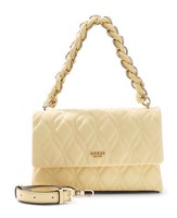 Guess Maxine Flap Crossbody UmhäNgetasche Schultertasche Tasche Pale Yellow Neu