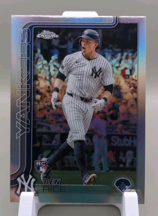 2025 Topps Chrome - Ben Rice #139 Refractor (RC) New York Yankees 